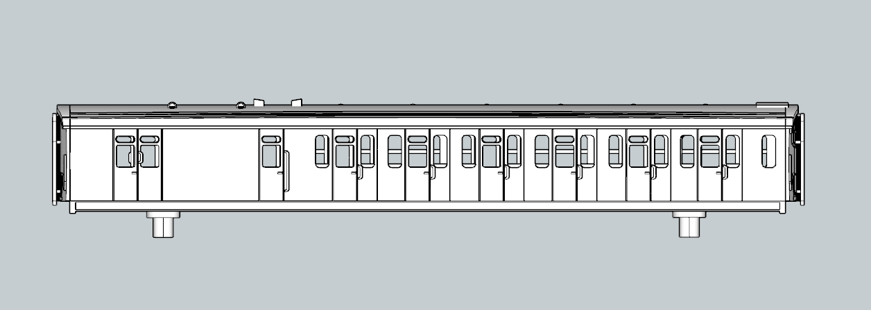 (image for) SR Bulleid 64ft 6 cmpt Brake Third - d2122